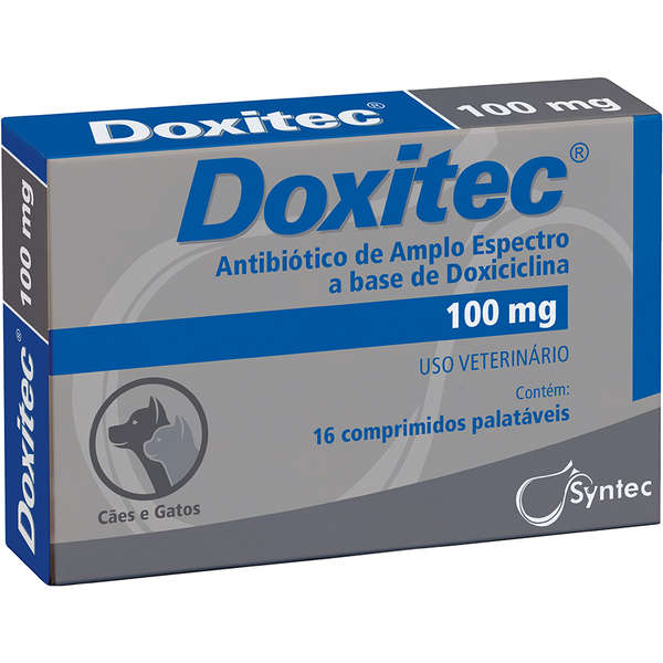 Doxitec Syntec Antibiótico  100mg 16 comprimidos