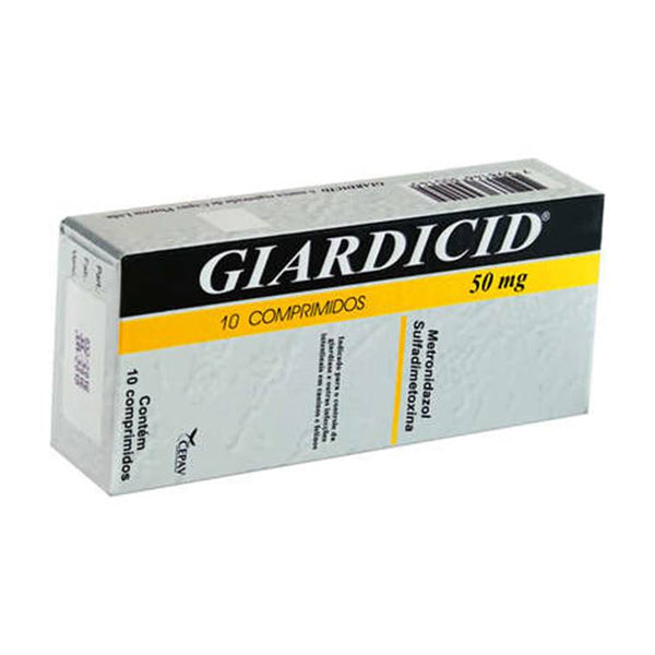 Giardicid 50mg Cepav 10 comprimidos