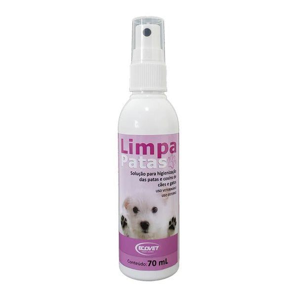 Limpa Patas Ecovet para Cães e Gatos Spray 70ml