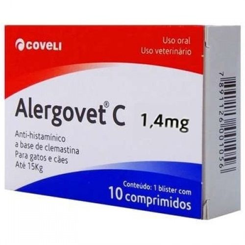 Medicamento Alergovet C 1,4mg