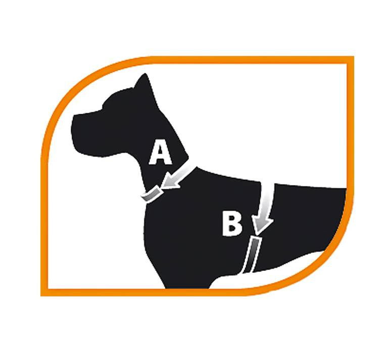 Peitoral Ferplast Agila Fluo 2 Amarelo