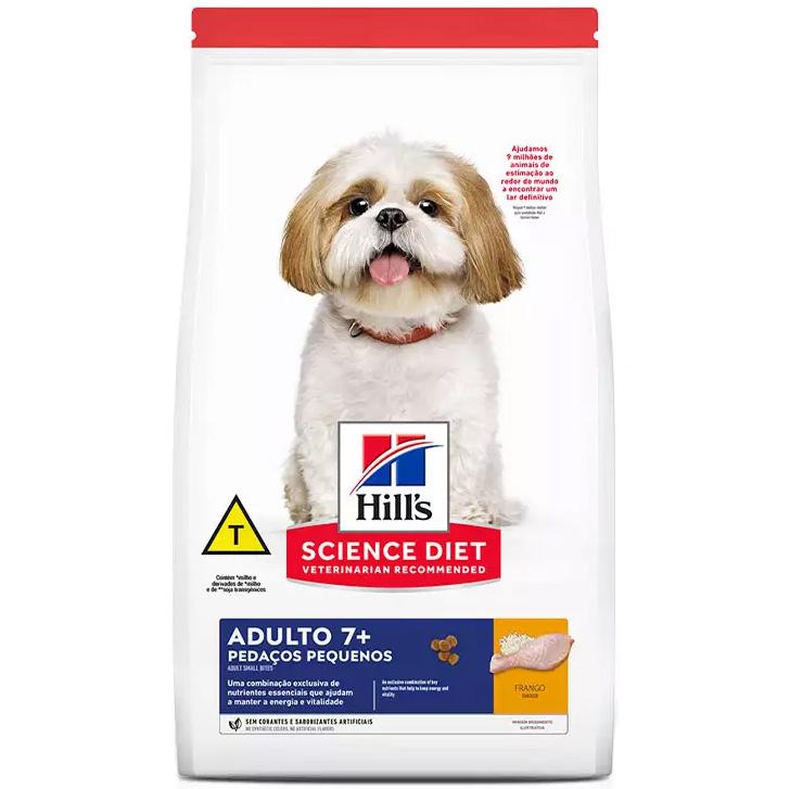 Ração Hill's Cão Adulto 7+ Pedaços Pequenos 800g