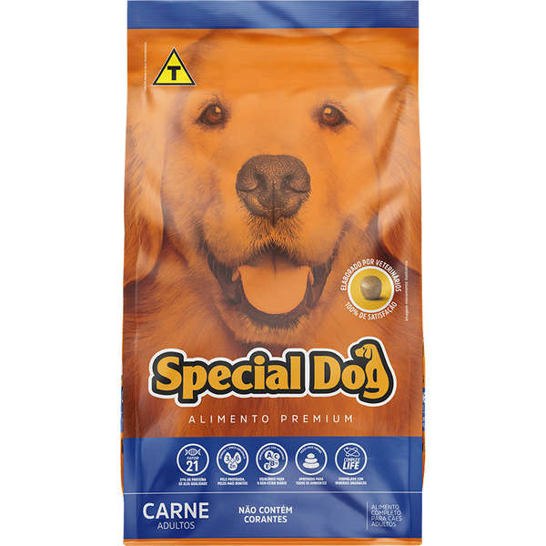 Ração Special Dog Premium Carne Cães Adultos 15kg