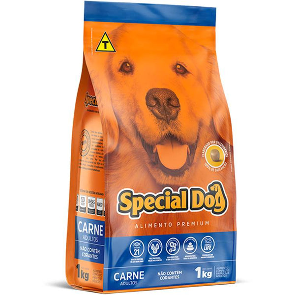 Ração Special Dog Premium Carne Cães Adultos 1kg