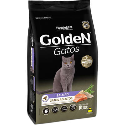 Ração Golden Gatos Adultos Salmão 10,1kg