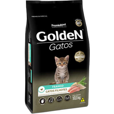 Ração Golden Gatos Filhotes Frango 10,1kg