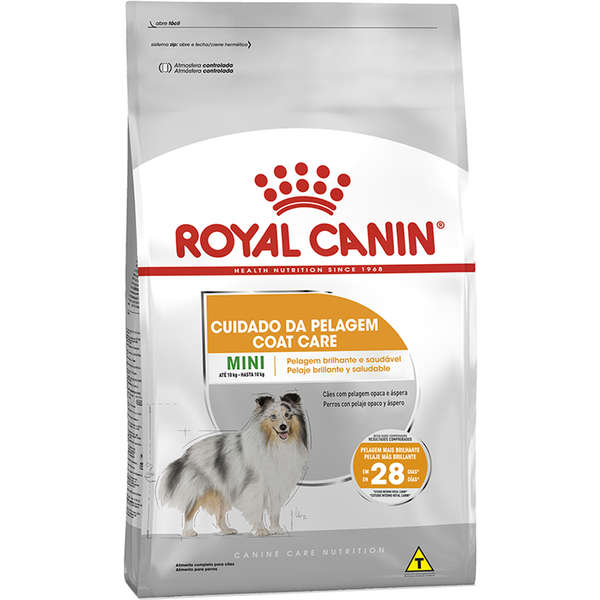 Ração Royal Canin Mini Coat Care Cães 2,5kg