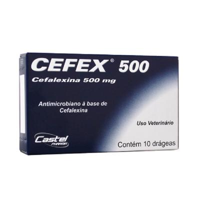 Cefex 500mg CEPAV Antibiótico Cães