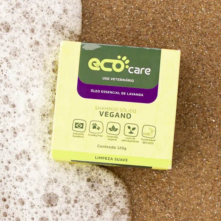 Shampoo Sólido Vegano Eco Care 120g
