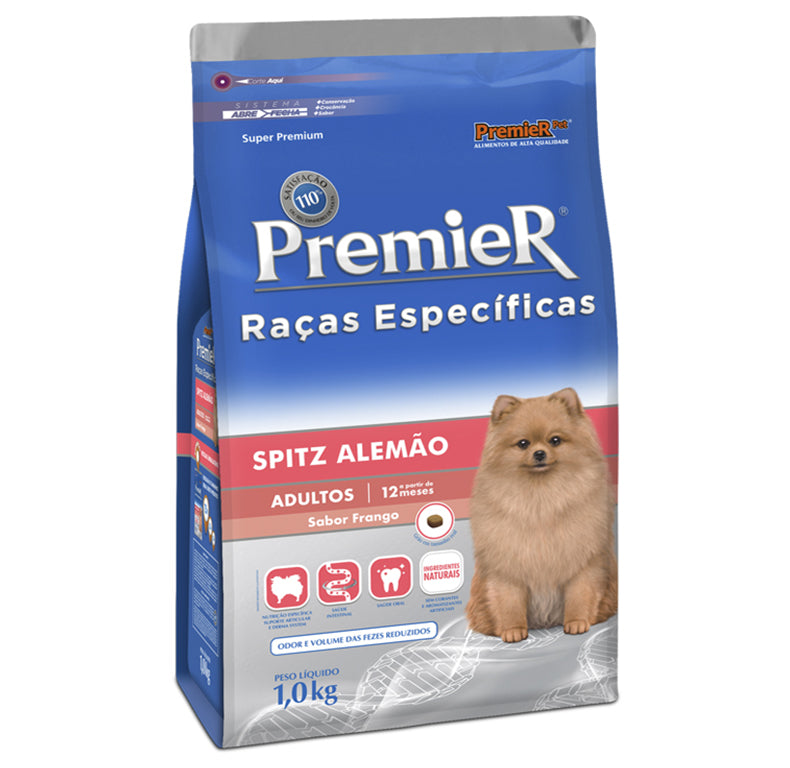 Ração Premier Raça Específica Spitz Alemão Adulto 1kg